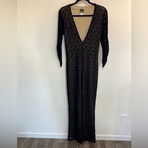 Frederick’s of Hollywood Vintage Lace Jumpsuit